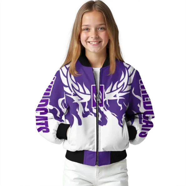 Northwestern20Wildcats20NCAAZone Jacket 7 Bomber 7.webp
