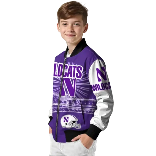 Northwestern20Wildcats20NCAAZone Jacket 8 Bomber 12.webp