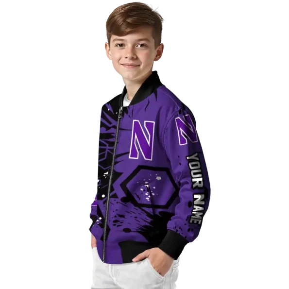 Northwestern20Wildcats20NCAAZone Jacket 8 Bomber 14.webp