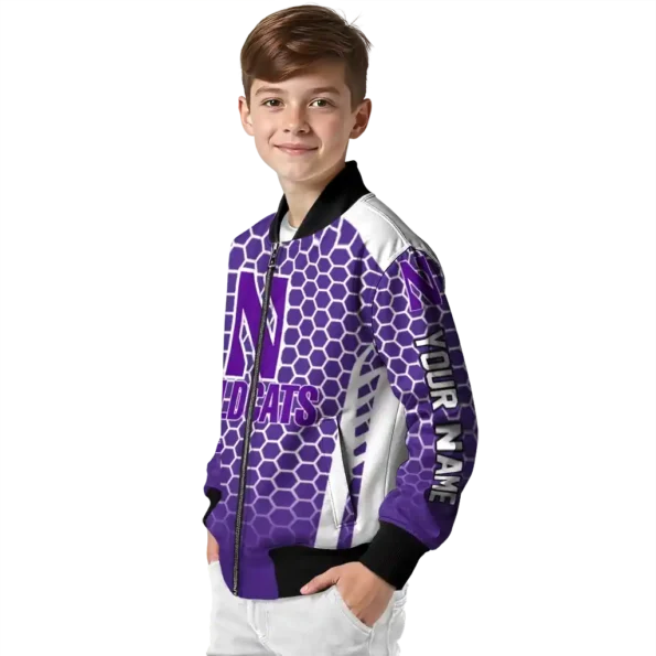 Northwestern20Wildcats20NCAAZone Jacket 8 Bomber 16.webp