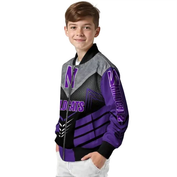 Northwestern20Wildcats20NCAAZone Jacket 8 Bomber 3.webp
