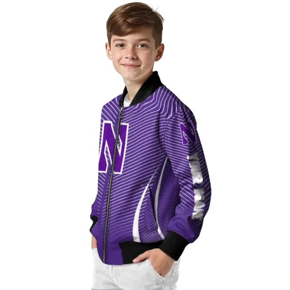 Northwestern20Wildcats20NCAAZone Jacket 8 Bomber 4.webp