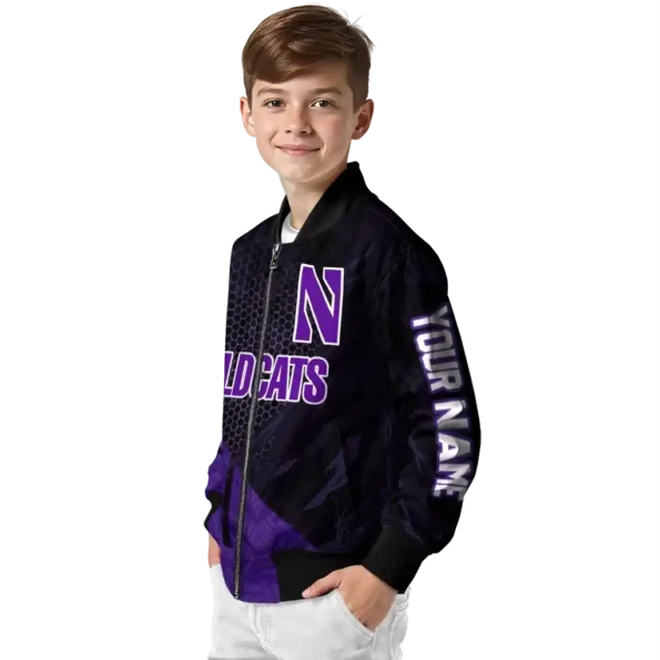 Northwestern20Wildcats20NCAAZone Jacket 8 Bomber 5.webp