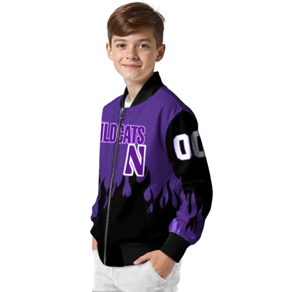 Northwestern20Wildcats20NCAAZone Jacket 8 Bomber.webp