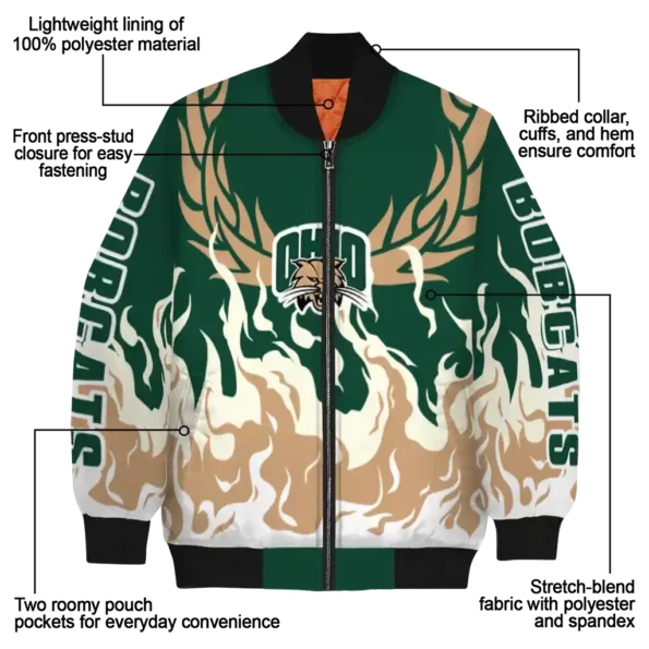 Ohio20Bobcats20NCAAZone Jacket 5 Bomber 7.webp