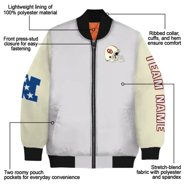 Oklahoma20Sooners20NCAAZone Jacket 5 Bomber 11.webp