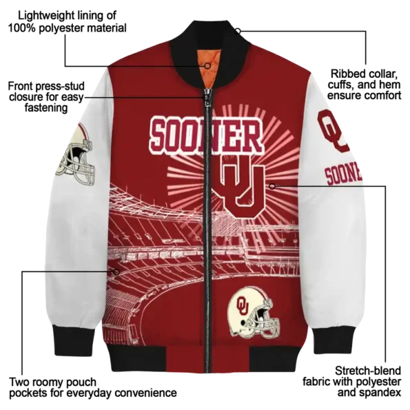Oklahoma20Sooners20NCAAZone Jacket 5 Bomber 12.webp