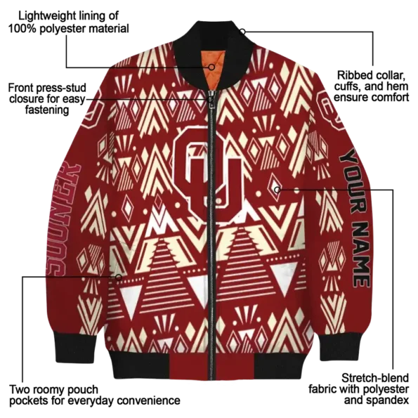 Oklahoma20Sooners20NCAAZone Jacket 5 Bomber 17.webp