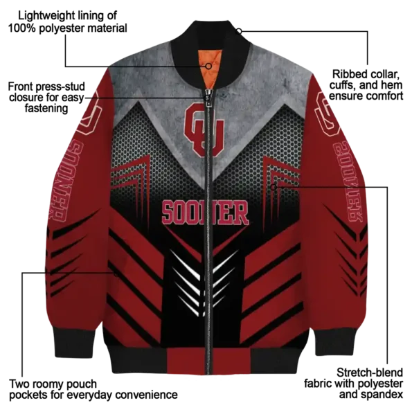 Oklahoma20Sooners20NCAAZone Jacket 5 Bomber 3.webp