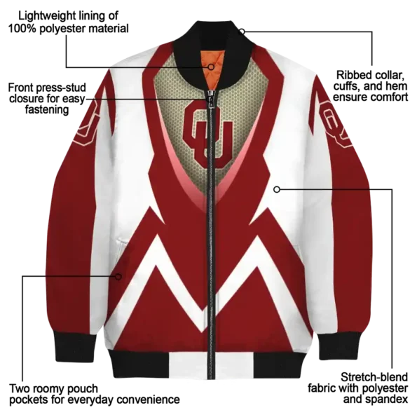Oklahoma20Sooners20NCAAZone Jacket 5 Bomber 8.webp