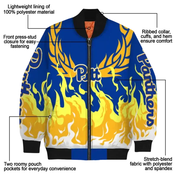 Pittsburgh20Panthers20NCAAZone Jacket 5 Bomber 7.webp