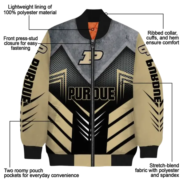 Purdue20Boilermakers20NCAAZone Jacket 5 Bomber 3.webp
