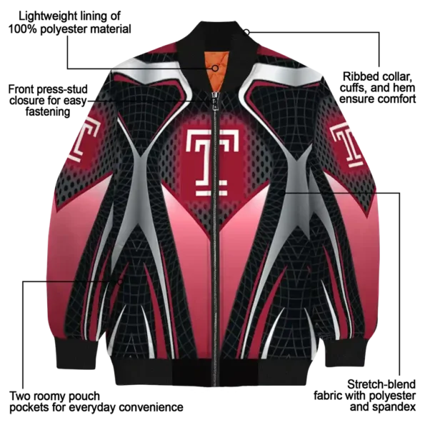 Temple20Owls20NCAAZone Jacket 5 Bomber 10.webp