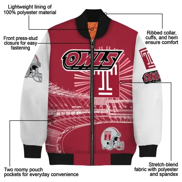 Temple20Owls20NCAAZone Jacket 5 Bomber 12.webp