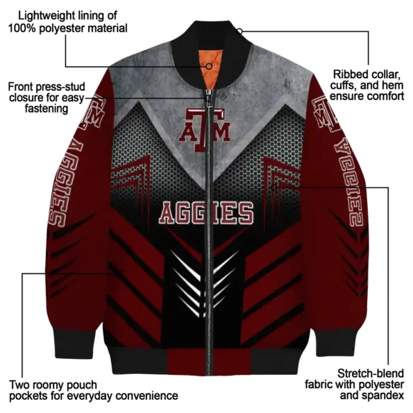 Texas20AM20Aggies20NCAAZone Jacket 5 Bomber 3.webp