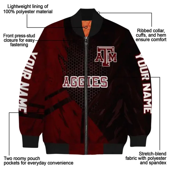 Texas20AM20Aggies20NCAAZone Jacket 5 Bomber 5.webp