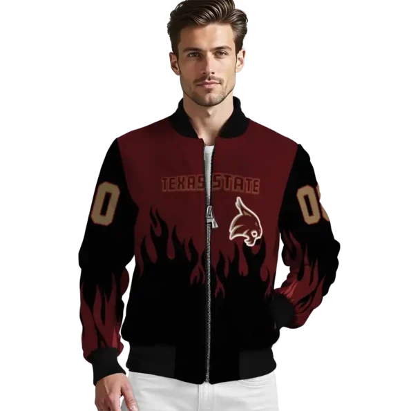 Texas20State20Bobcats20NCAAZone Jacket 3 Bomber.webp