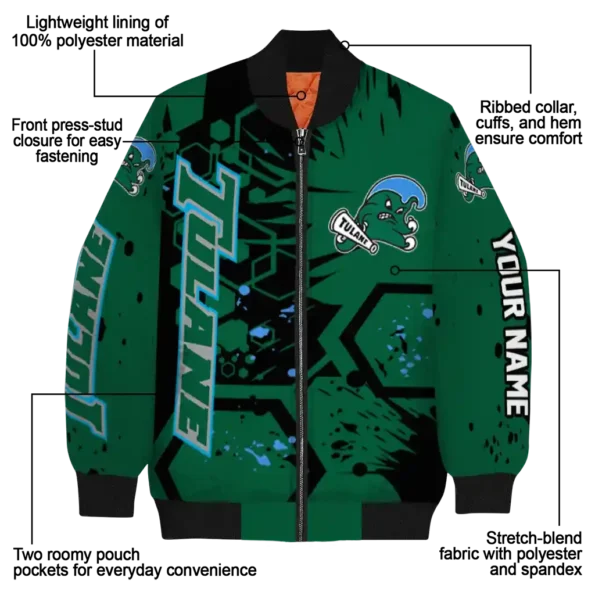 Tulane20Green20Wave20NCAAZone Jacket 5 Bomber 14.webp