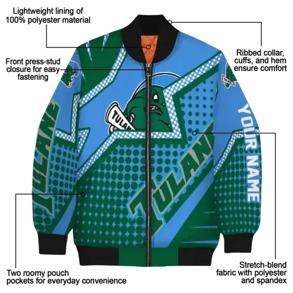 Tulane20Green20Wave20NCAAZone Jacket 5 Bomber 18.webp