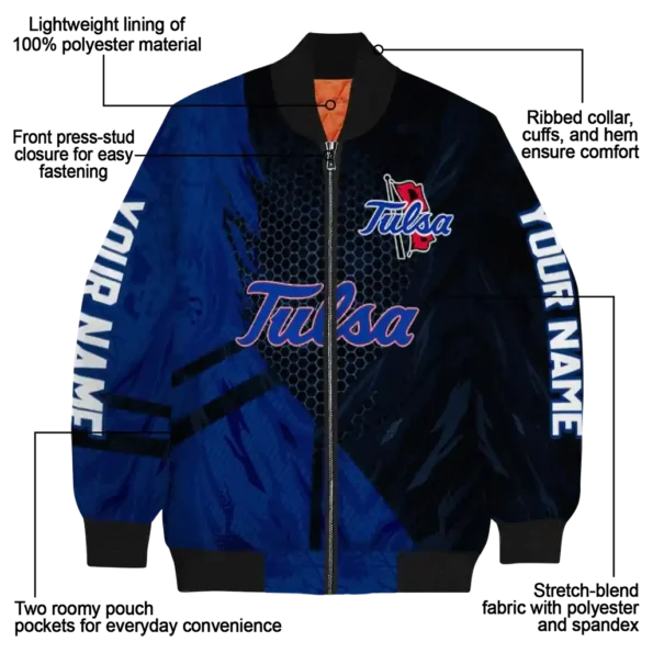 Tulsa20Golden20Hurricane20NCAAZone Jacket 5 Bomber 5.webp