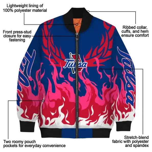 Tulsa20Golden20Hurricane20NCAAZone Jacket 5 Bomber 7.webp