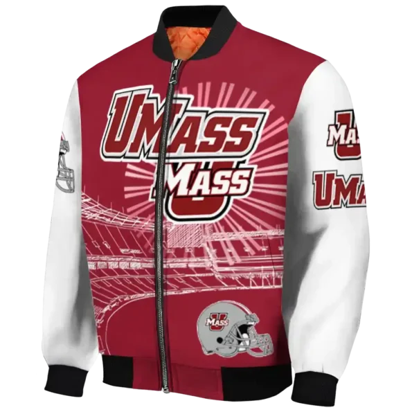 UMass20Minutemen20NCAAZone Jacket 1 Bomber 12.webp