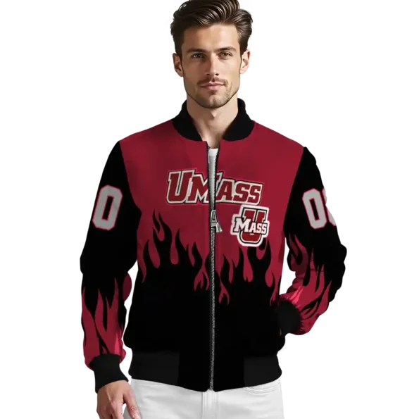 UMass20Minutemen20NCAAZone Jacket 3 Bomber.webp