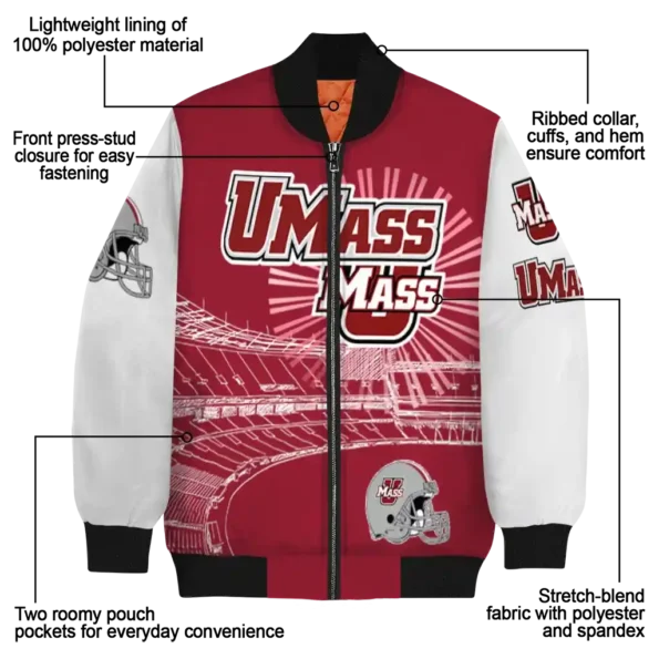 UMass20Minutemen20NCAAZone Jacket 5 Bomber 12.webp