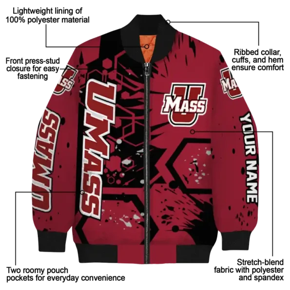 UMass20Minutemen20NCAAZone Jacket 5 Bomber 14.webp