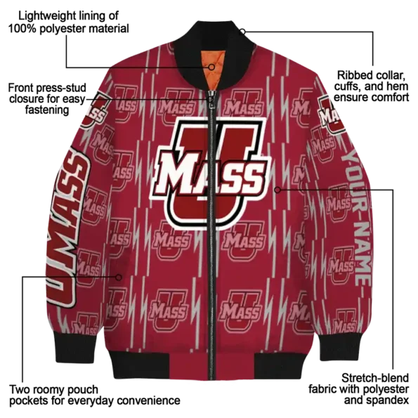 UMass20Minutemen20NCAAZone Jacket 5 Bomber 15.webp