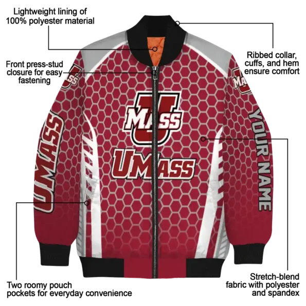 UMass20Minutemen20NCAAZone Jacket 5 Bomber 16.webp