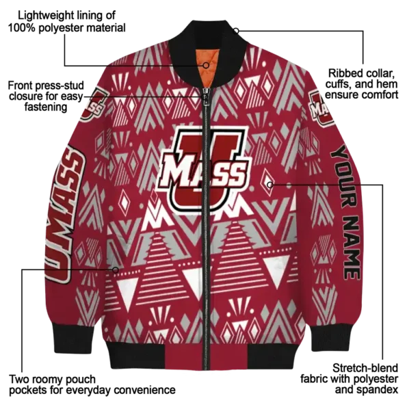 UMass20Minutemen20NCAAZone Jacket 5 Bomber 17.webp