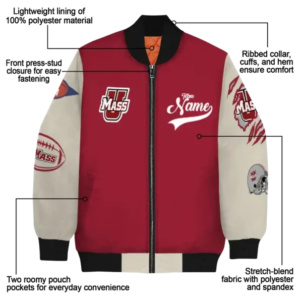 UMass20Minutemen20NCAAZone Jacket 5 Bomber 2.webp