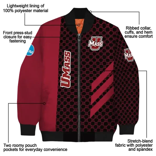UMass20Minutemen20NCAAZone Jacket 5 Bomber 6.webp