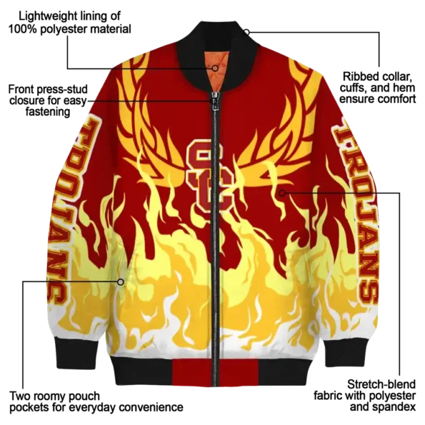 USC20Trojans20NCAAZone Jacket 5 Bomber 7.webp