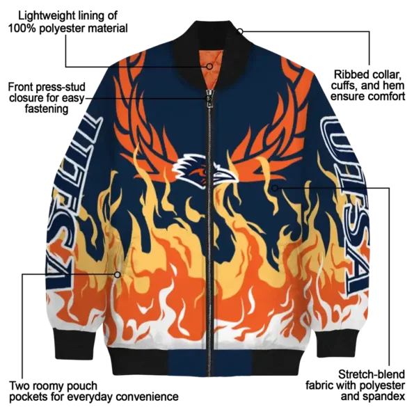 UTSA20Roadrunners20NCAAZone Jacket 5 Bomber 7.webp