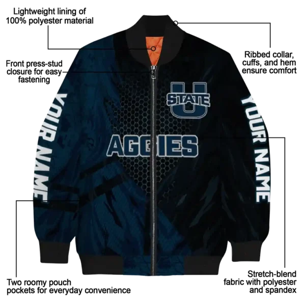 Utah20State20Aggies20NCAAZone Jacket 5 Bomber 5.webp