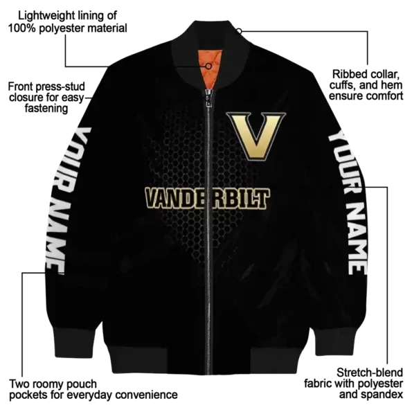 Vanderbilt20Commodores20NCAAZone Jacket 5 Bomber 5.webp