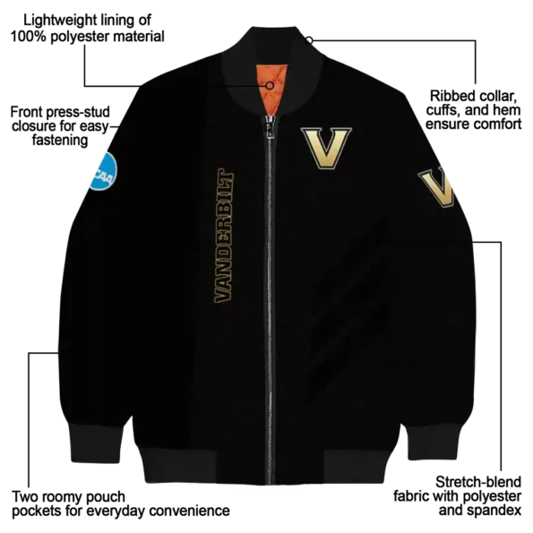 Vanderbilt20Commodores20NCAAZone Jacket 5 Bomber 6.webp