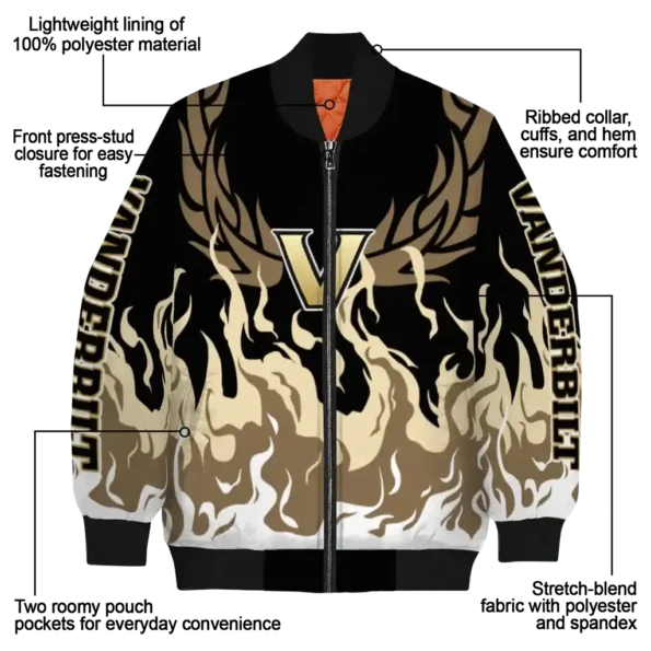 Vanderbilt20Commodores20NCAAZone Jacket 5 Bomber 7.webp