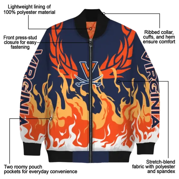 Virginia20Cavaliers20NCAAZone Jacket 5 Bomber 7.webp