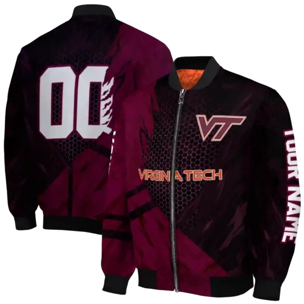 Virginia20Tech20Hokies20NCAAZone Jacket 2 Bomber 5.webp