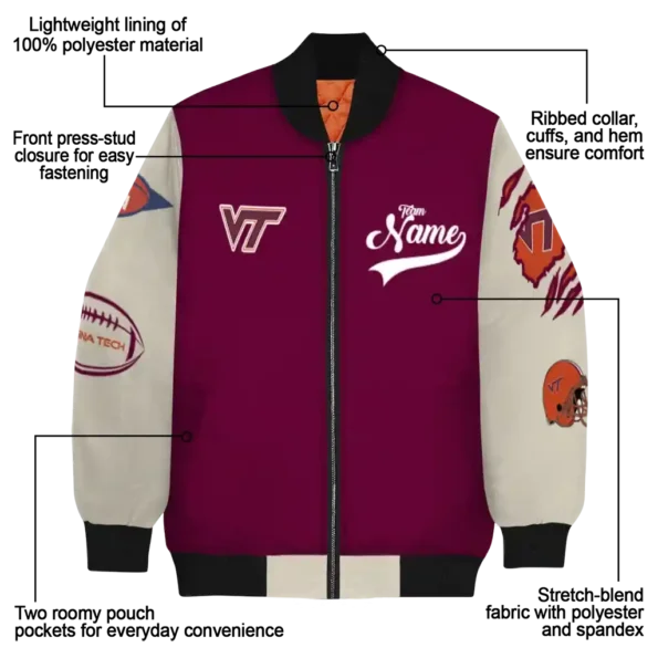 Virginia20Tech20Hokies20NCAAZone Jacket 5 Bomber 2.webp
