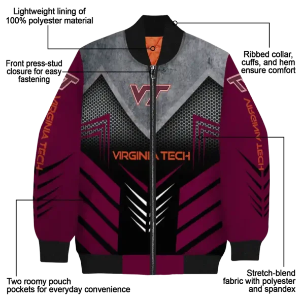 Virginia20Tech20Hokies20NCAAZone Jacket 5 Bomber 3.webp
