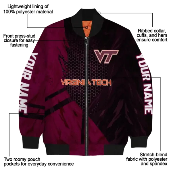 Virginia20Tech20Hokies20NCAAZone Jacket 5 Bomber 5.webp