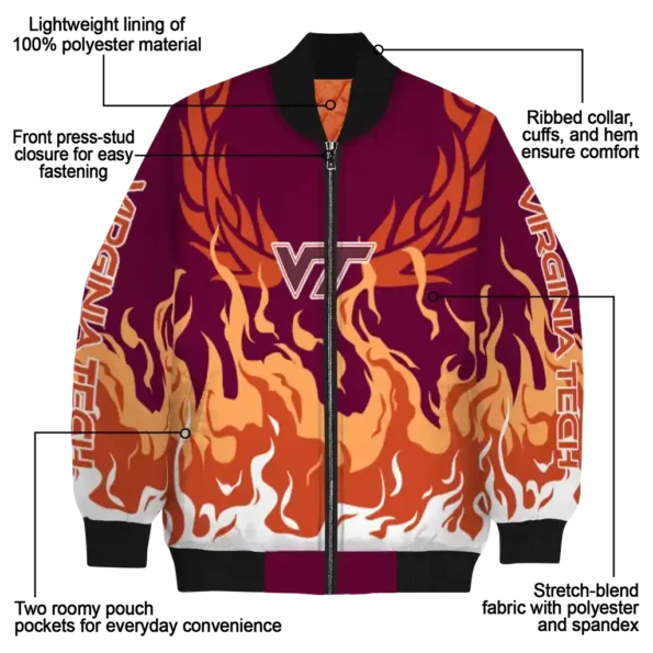 Virginia20Tech20Hokies20NCAAZone Jacket 5 Bomber 7.webp