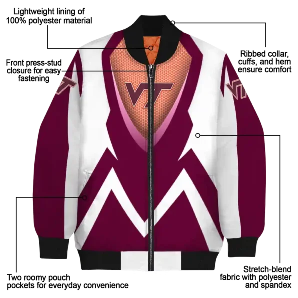 Virginia20Tech20Hokies20NCAAZone Jacket 5 Bomber 8.webp