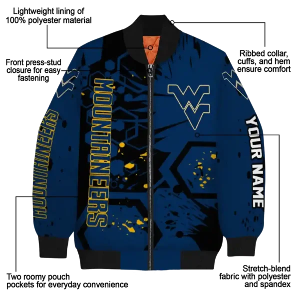 West20Virginia20Mountaineers20NCAAZone Jacket 5 Bomber 14.webp