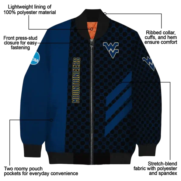 West20Virginia20Mountaineers20NCAAZone Jacket 5 Bomber 6.webp