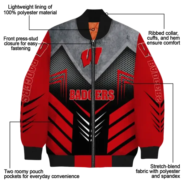 Wisconsin20Badgers20NCAAZone Jacket 5 Bomber 3.webp